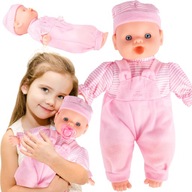 BABY DOLL BABY BABIE 26CM MÄKKÉ FAREBNÉ ODNÍMACIE OBLEČENIE