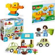 LEGO DUPLO SET 10986 RODINNÝ DOM NA KOLESÁCH + ZADARMO LEGO 30327 KÁČKA