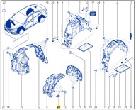 KRYT RENAULT MEGANE IV OE 7703074622