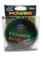 OCTA BRAID POWER X4 oplet 0,08mm 7kg 150M Z