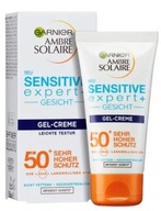 GARNIER Ambre Solaire Gel pleťový krém SPF 50 DE