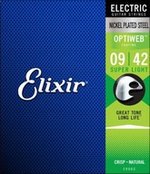 ELIXIR OptiWeb poniklované struny (9-42)