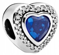 Charms Shimmering love Blue Heart S925