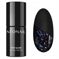 NeoNail Glitter Top s časticami Glow Polaris