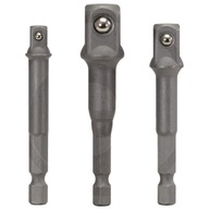 Sada adaptérov KS Tools Square, 1/4"-1/2", špeciálna oceľ