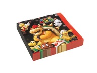 Narodeninové obrúsky Super Mario Bros - 33 cm