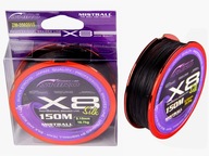 MISTRALL SHIRO X8 BRIDGE 0,10mm / 150m ČIERNA