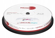 PRIMEON BD-R 50GB TLAČITEĽNÝ LESKLÝ VODEODOLNÝ c10