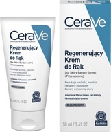 CeraVe, regeneračný krém na ruky pre suchú a veľmi suchú pokožku, 50 ml