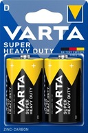 VARTA R20 ZINKOVÉ BATÉRIE (typ D) SUPER HEAVY DUTY 2 ks