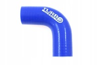 Silikónové koleno 90st TurboWorks Blue 38mm Blue