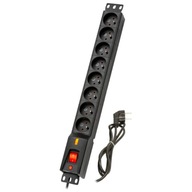 LESTAR LXARM 810 power strip, 5m racková skriňa