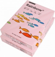 Rainbow A4 kopírovací papier 80g 500 listov svetloružový x2