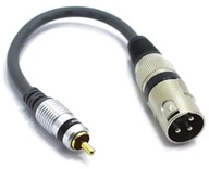 ADAPTÉR MALE XLR ZÁSTRČKA - RCA ZÁSTRČKA VITALCO MIKROFÓN