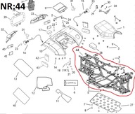 ÚPLNE NOVÝ BARE RÁM Quad Linhai 400cc OEM!