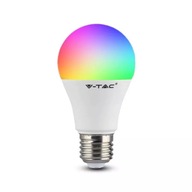 LED žiarovka v-tac 8,5w e27 a60 diaľkový ovládač vt-2229-n-1 r