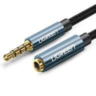 UGREEN Audio predlžovací kábel AUX jack 3,5 mm UGREEN AV118, 1,5 m (modrý)