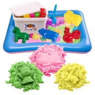 BibiMoon Kinetic Sand 3kg SADA KRABIČKY NA PIESOK FORMY