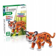 TIGER FOAM BLOCKS MÄKKÉ 3D PUZZLE 121 EL