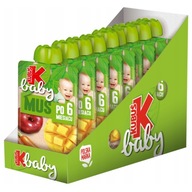 KUBUŚ Baby jablková mrkva mango pena 6 m+ 9 x 100 g