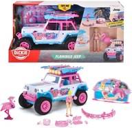 FLAMINGO JEEP SET VOZIDLO S POSTAVOU + PRÍSLUŠENSTVO