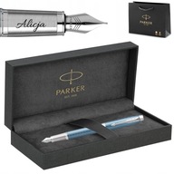 Plniace pero Parker IM Premium Blue Grey, GRAVÍROVANIE