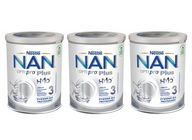 NESTLE NAN OPTIPRO PLUS 3 HM-O Súprava 3x 800 g