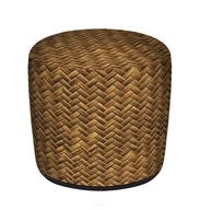 Bertoni Pouffe Roller Codura GR Rattan - 40x40 cm