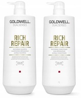 GOLDWELL RICH REPAIR SHAMPOO 1000 + CONDITIONER 1000