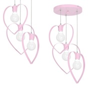 Závesná lampa Milagro MLP9954 AMORE PINK 3xE27