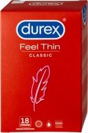 Durex FEEL THIN Classic kondómy 18 ks