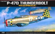 P-47 D Razorback ACADEMY 12492 1:72 Model lietadla