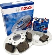 BOSCH DISK + BRZDOVÉ DESTIČKY ZADNÉ VW GOLF IV 4