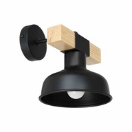 FARO BLACK/NATURAL WOOD nástenné svietidlo 1xE27 60W