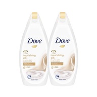 Dove Silk Glow sprchový gél 2 x 500 ml