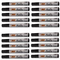 BIC Permanent Marker Black Round Set x20