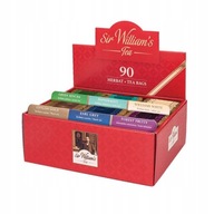 Kartónový prezentačný čaj Sir William's Tea 6 Flavors x15