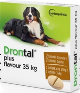 DRONTAL PRE PSA NAD 35KG PRE ČERVY OP. 2 ks