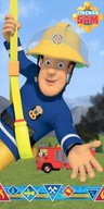 Plážová osuška Fireman Sam 70x140 Bavlna