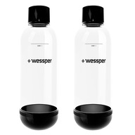 Fľaša na džúsovú vodu WESSPER 1L 1000ML bez BPA x2