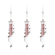 Flamingo Wind Chimes Metal Tube Miss 3 Set