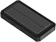 LED solárna power banka 20000mAh 2A 2xUSB USB-C mUSB