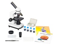 Školský mikroskop pre deti, optický 2L / 400x