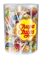 CHUPA CHUPS Jar Fruit Lollipop mix príchutí 50 ks