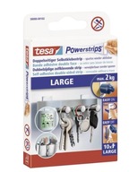 Tesa Powerstrips Plagátové pásy biele 10 ks