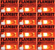 FLAMBIT LARGE WHITE podpaľovač na podpaľovanie krbu 32x12