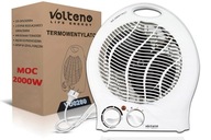 VÝKONNÝ ELEKTRICKÝ VENTILÁTOR OHRIEVAČ 2000W PREMIUM