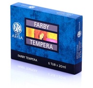 Temperové farby, 6 farieb