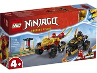 LEGO NINJAGO BOJ MEDZI AUTOMOBILOM A MOTOCYKLOM