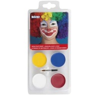 Sada CLOWN make up farieb na tvár, FAREBNÁ